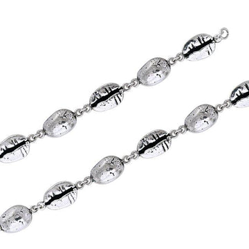 Coffee Bean Link Bracelet TBG015 - Jewelry